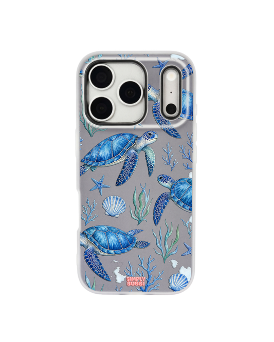 Coral Turtles Pop iPhone Case – Gray color