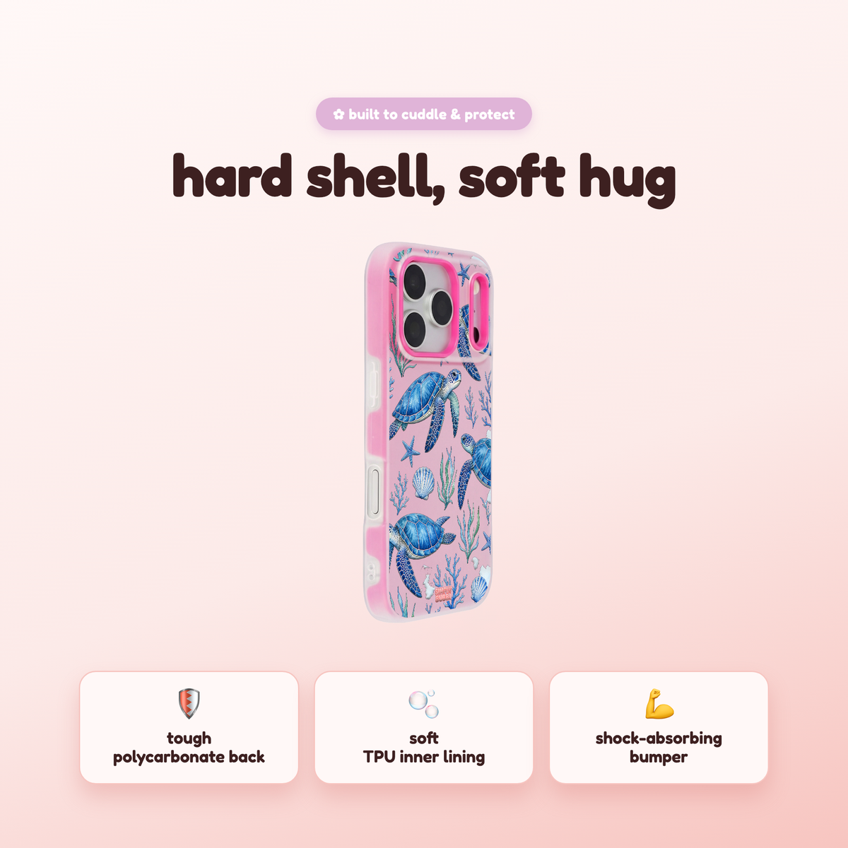 Coral Turtles Pop iPhone Case