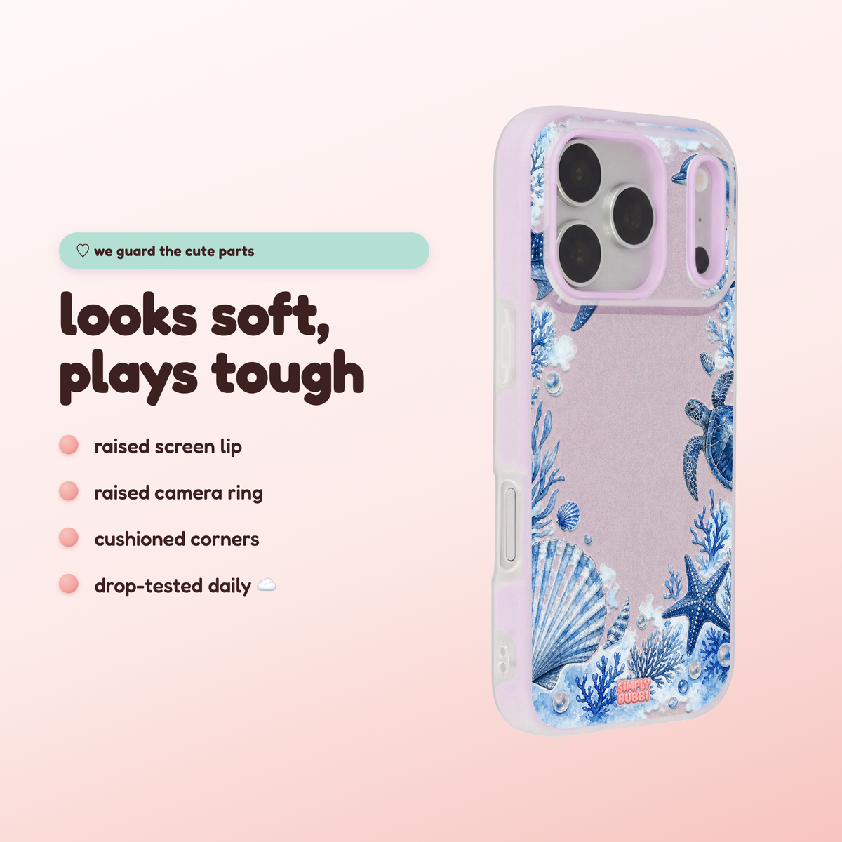 Ocean Frame Pop iPhone Case – product view 3