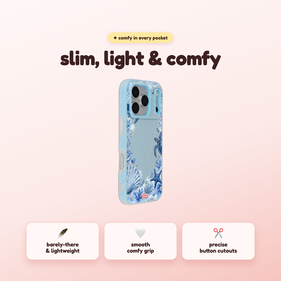 Ocean Frame Pop iPhone Case