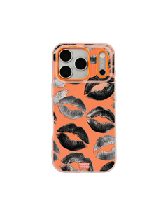 Lipstick Noir Pop iPhone Case – Orange