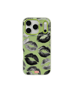 Lipstick Noir Pop iPhone Case – Lime