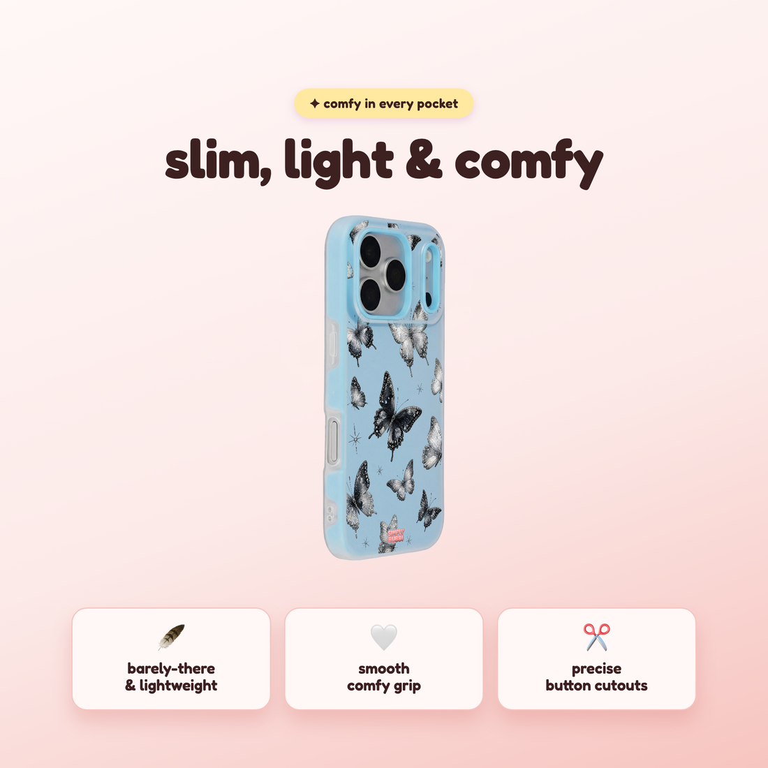 Crystal Butterflies Pop iPhone Case