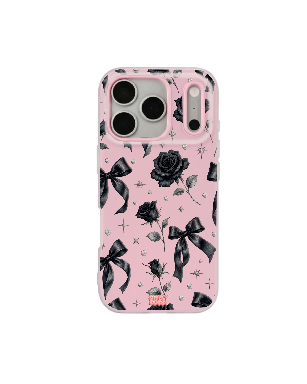 Midnight Rose Pop iPhone Case – Pink color