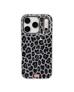 Midnight Leopard Pop iPhone Case – Gray