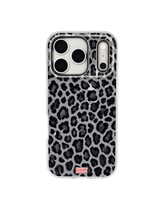 Midnight Leopard Pop iPhone Case – Gray color