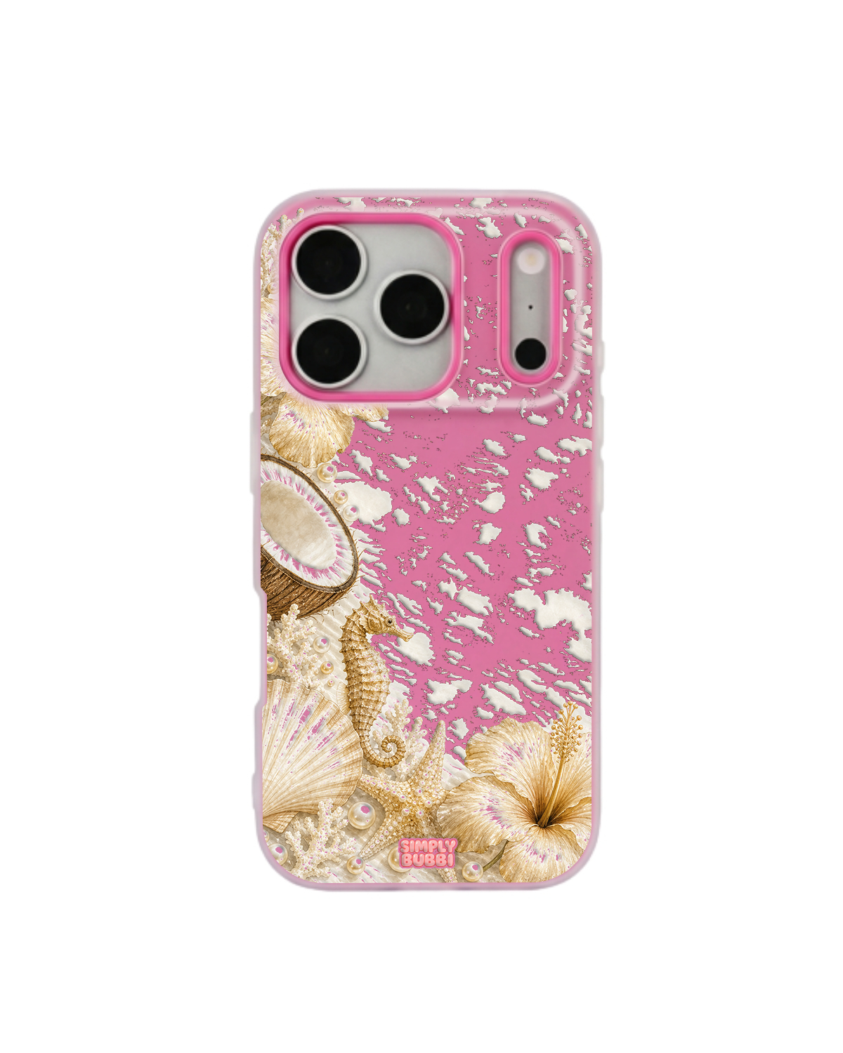 Golden Tide Pop iPhone Case – Hot Pink color