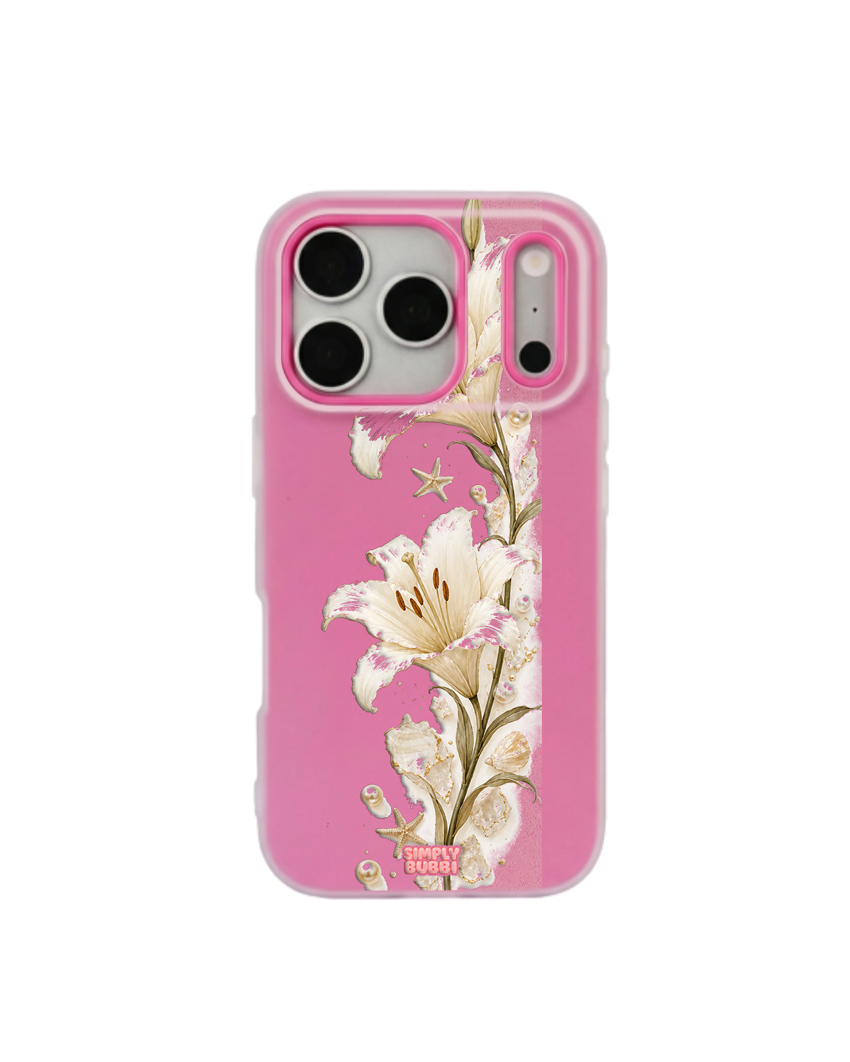 Pearl Shore Pop iPhone Case – Hot Pink color