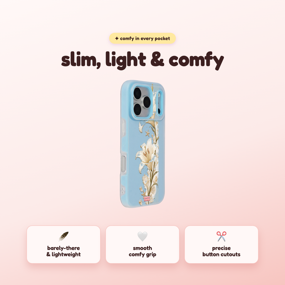 Pearl Shore Pop iPhone Case – product view 4