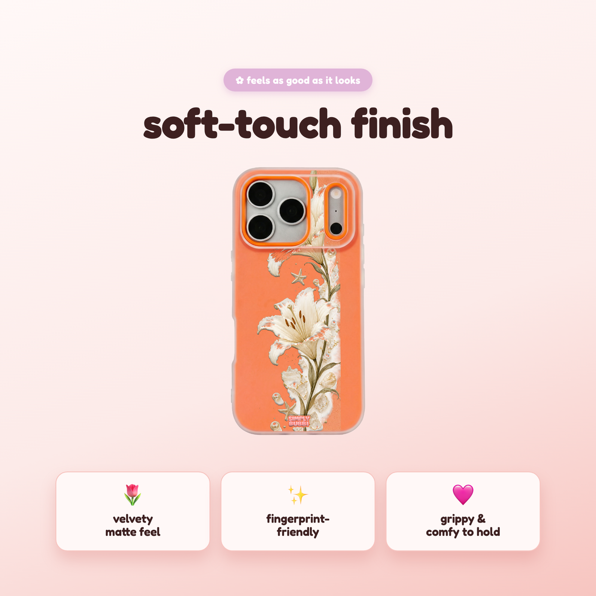 Pearl Shore Pop iPhone Case – product view 5