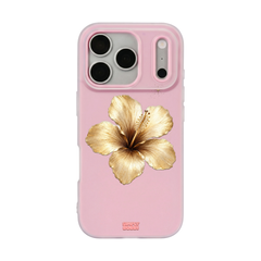 Champagne Hibiscus Pop iPhone Case – Blush