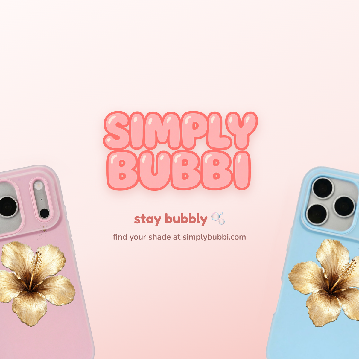 Champagne Hibiscus Pop iPhone Case – product view 6