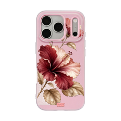 Crimson Hibiscus Pop iPhone Case – Blush