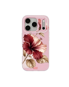 Crimson Hibiscus Pop iPhone Case – Pink