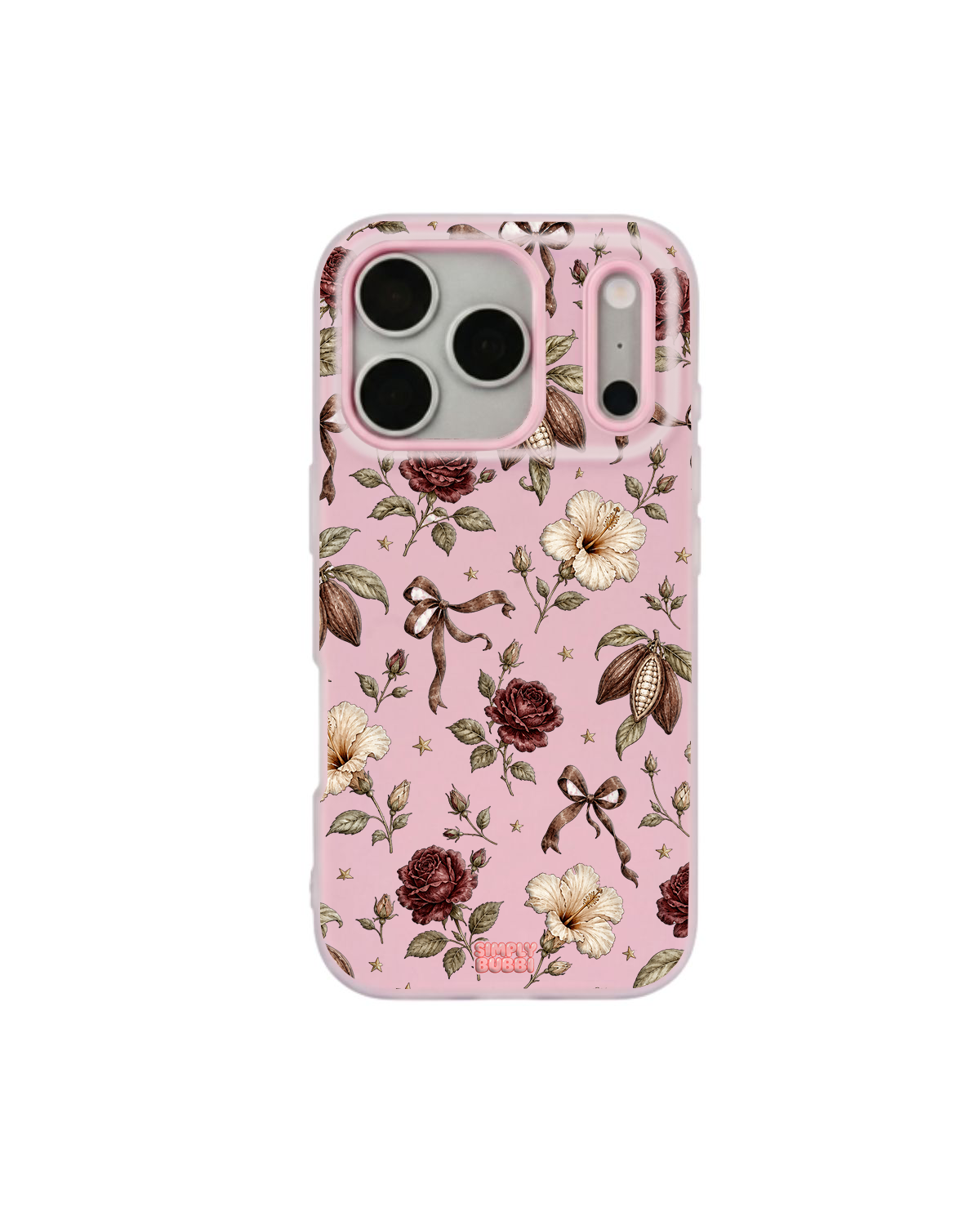 Cocoa Rose Pop iPhone Case – Pink color