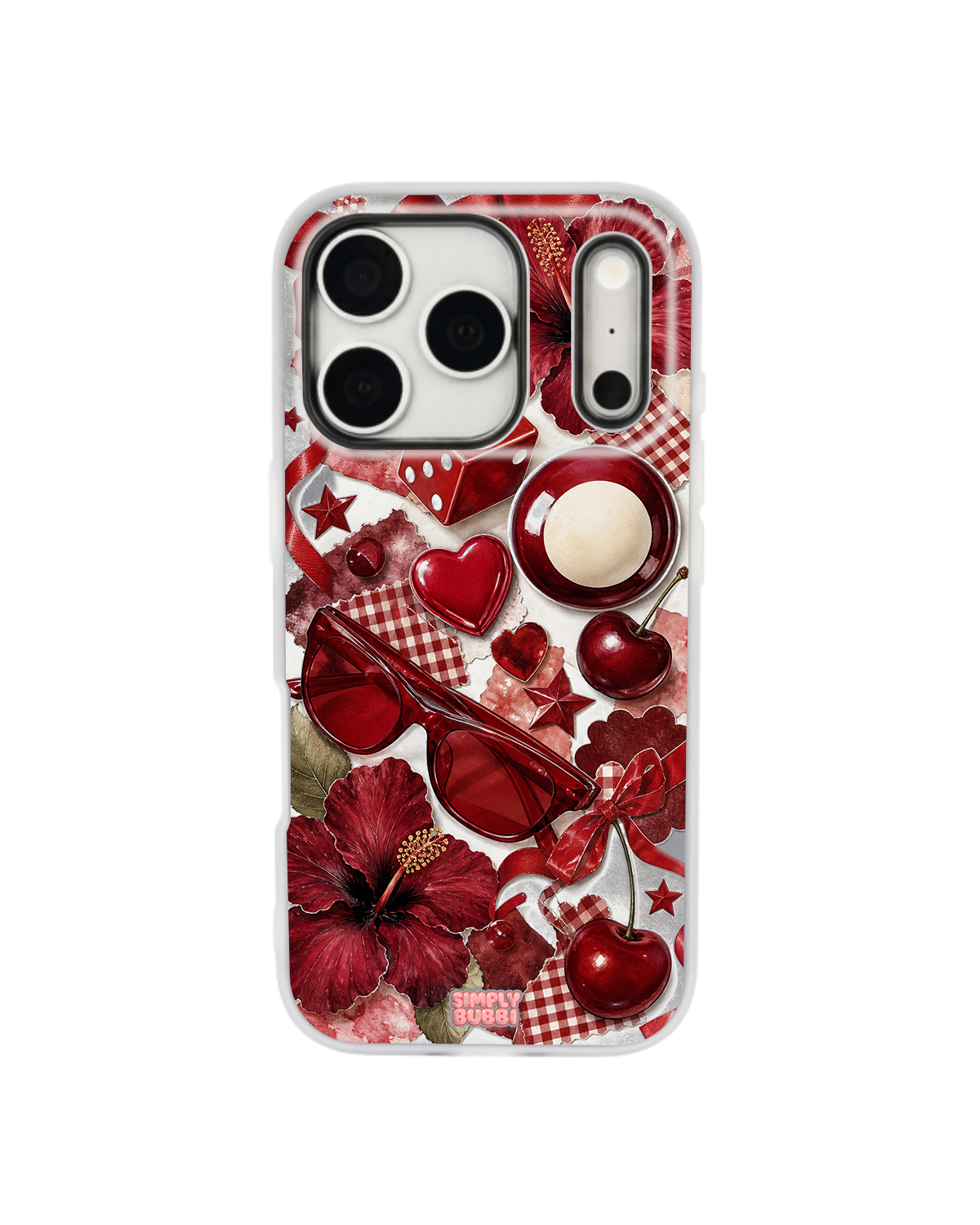 Cherry Edit Pop iPhone Case – Gray color