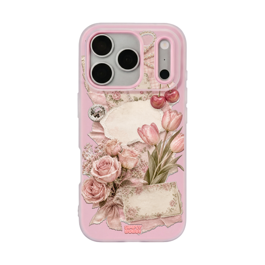 Pearl Notes Pop iPhone Case – Blush color