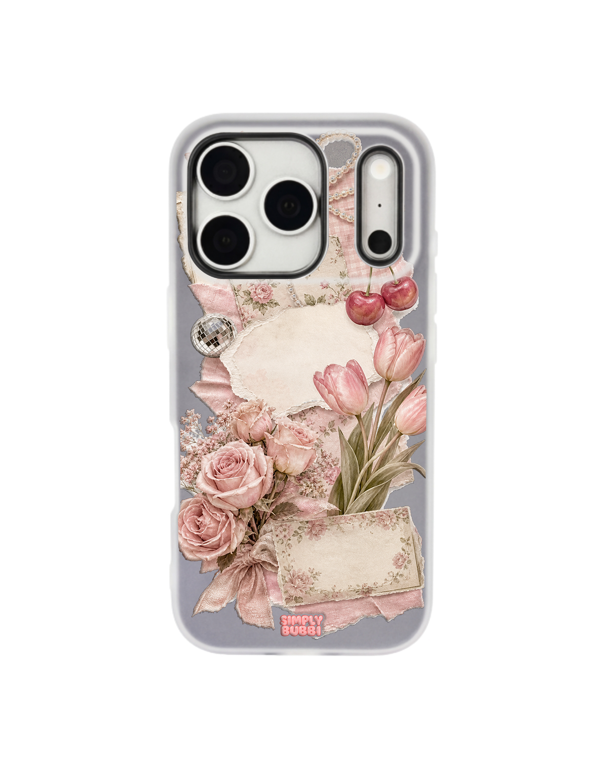 Pearl Notes Pop iPhone Case – Gray color