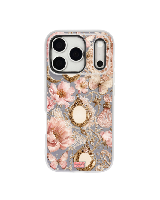 Gilded Blush Pop iPhone Case – Gray color