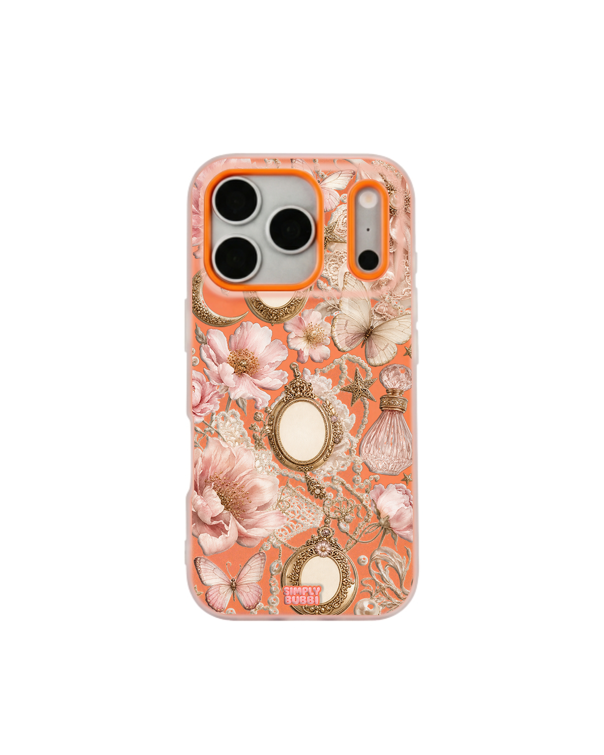 Gilded Blush Pop iPhone Case – Orange color