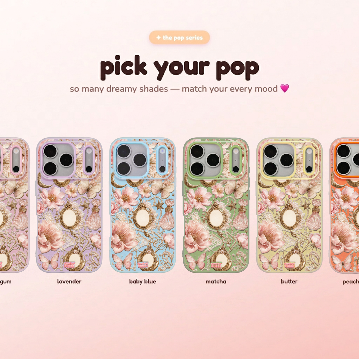 Gilded Blush Pop iPhone Case – product view 1