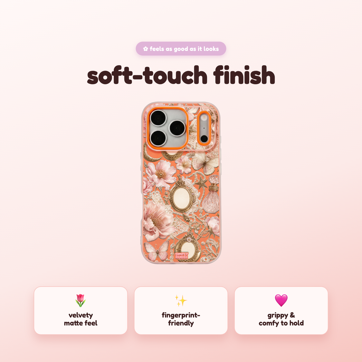 Gilded Blush Pop iPhone Case – product view 5