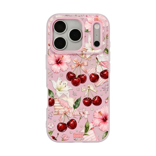 Cherry Lily Pop iPhone Case – Blush color