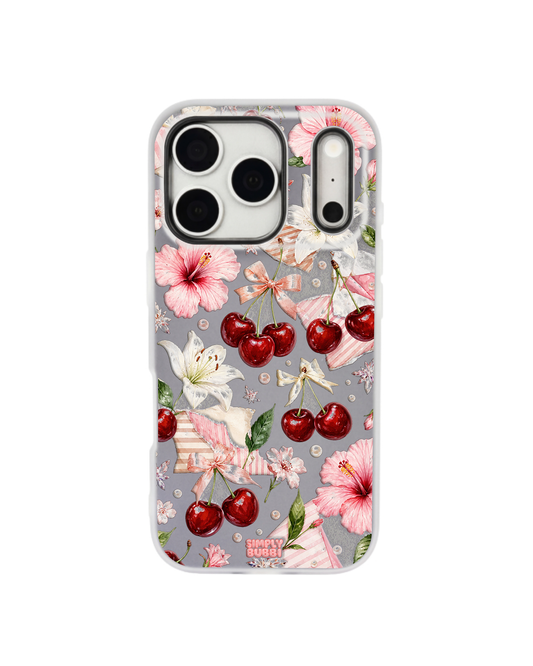 Cherry Lily Pop iPhone Case – Gray color