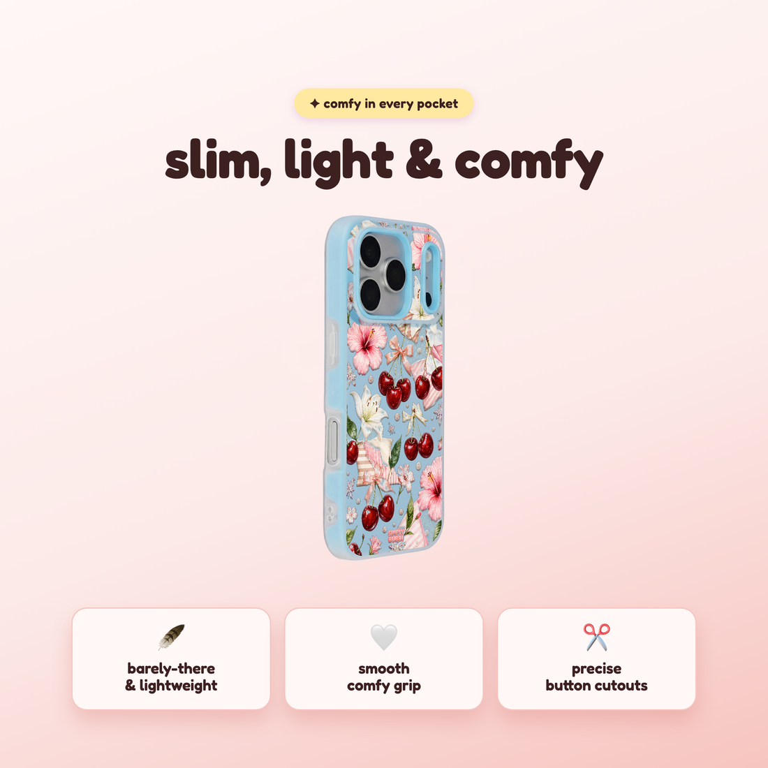 Cherry Lily Pop iPhone Case