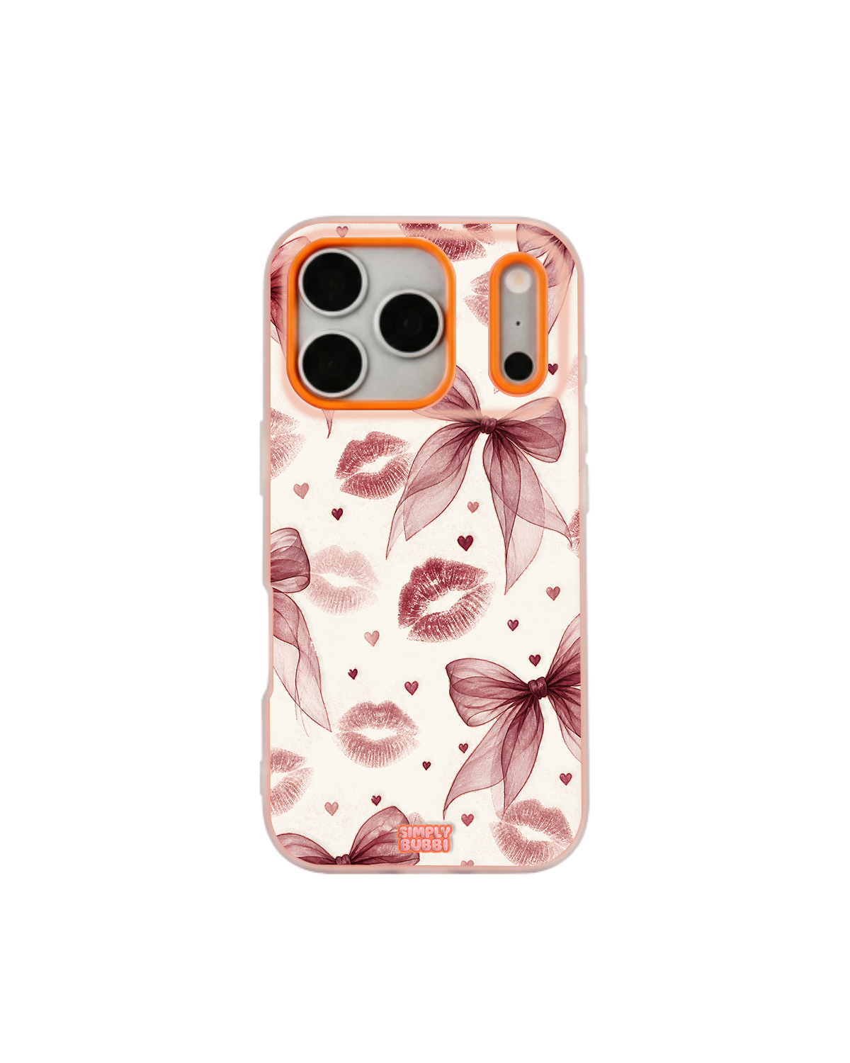 Berry Kiss Pop iPhone Case – Orange color