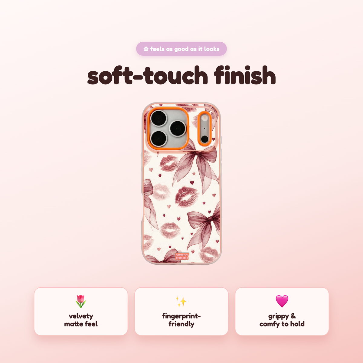 Berry Kiss Pop iPhone Case – product view 5