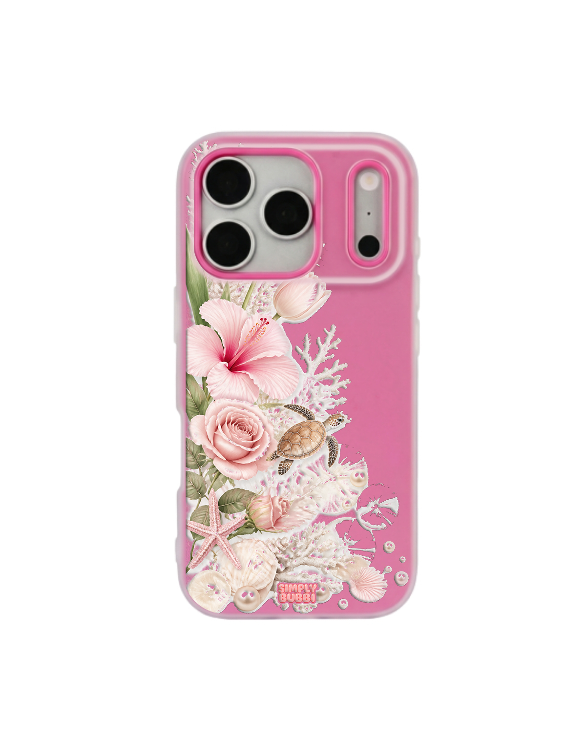 Coastal Blush Pop iPhone Case – Hot Pink color