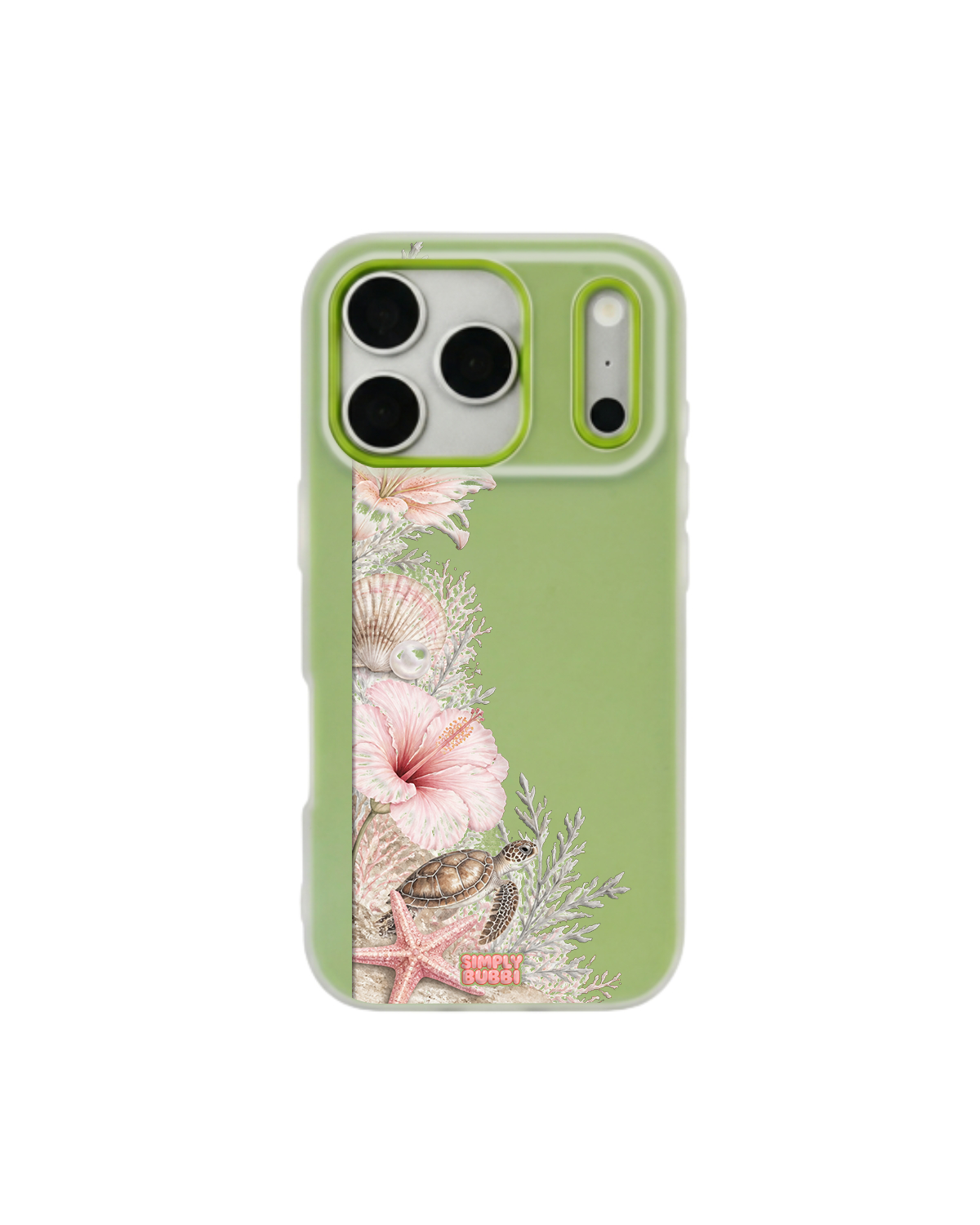 Coastal Garden Pop iPhone Case – Lime color