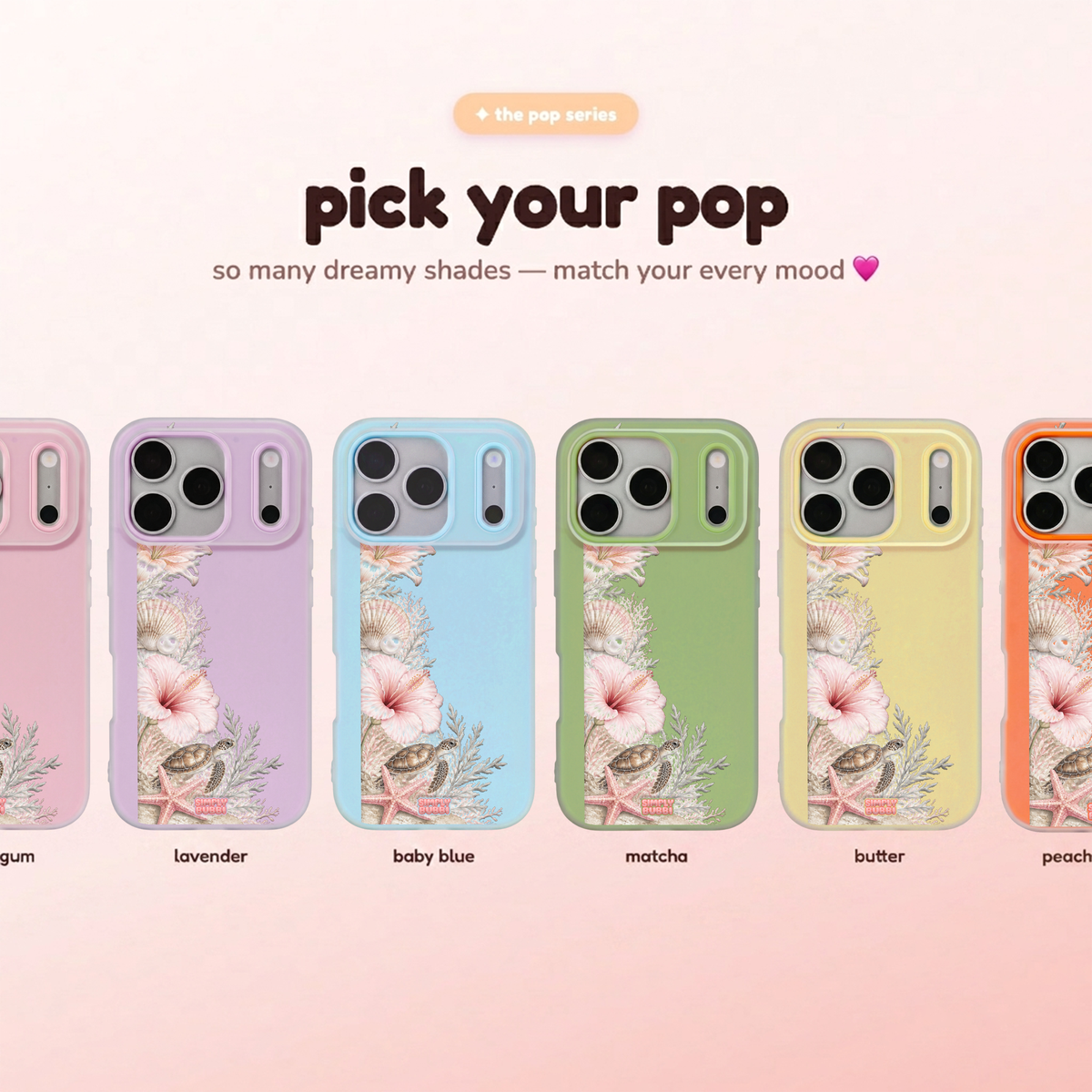 Coastal Garden Pop iPhone Case – product view 1