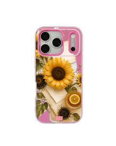 Sunflower Tea Pop iPhone Case – Hot Pink