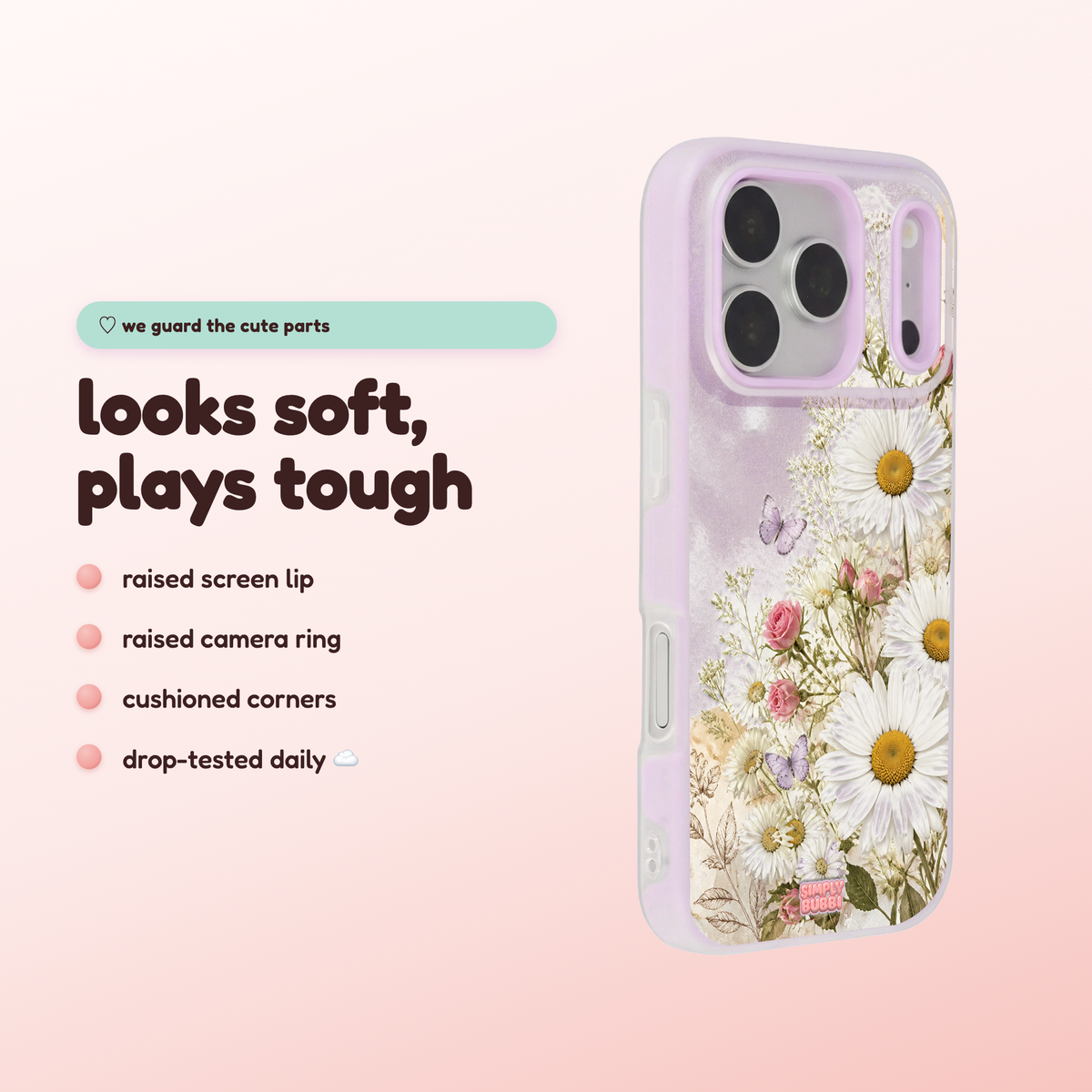 Daisy Rose Pop iPhone Case – product view 3