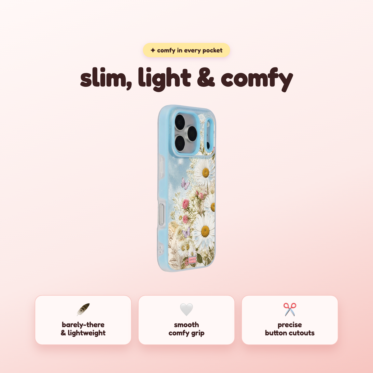 Daisy Rose Pop iPhone Case – product view 4