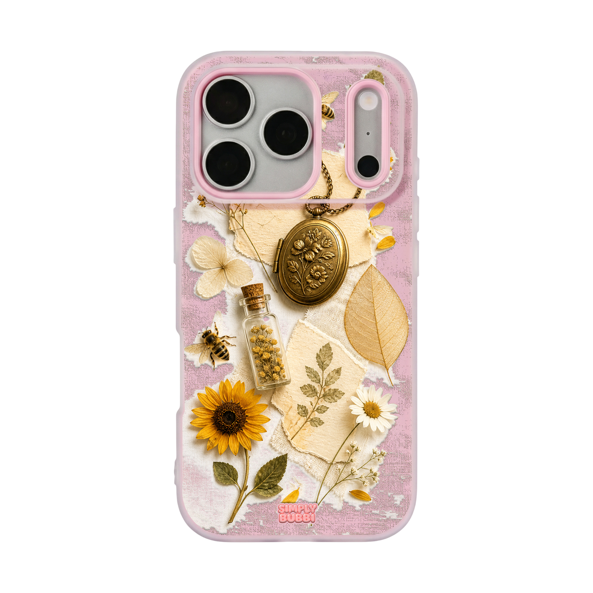 Golden Garden Pop iPhone Case – Blush color