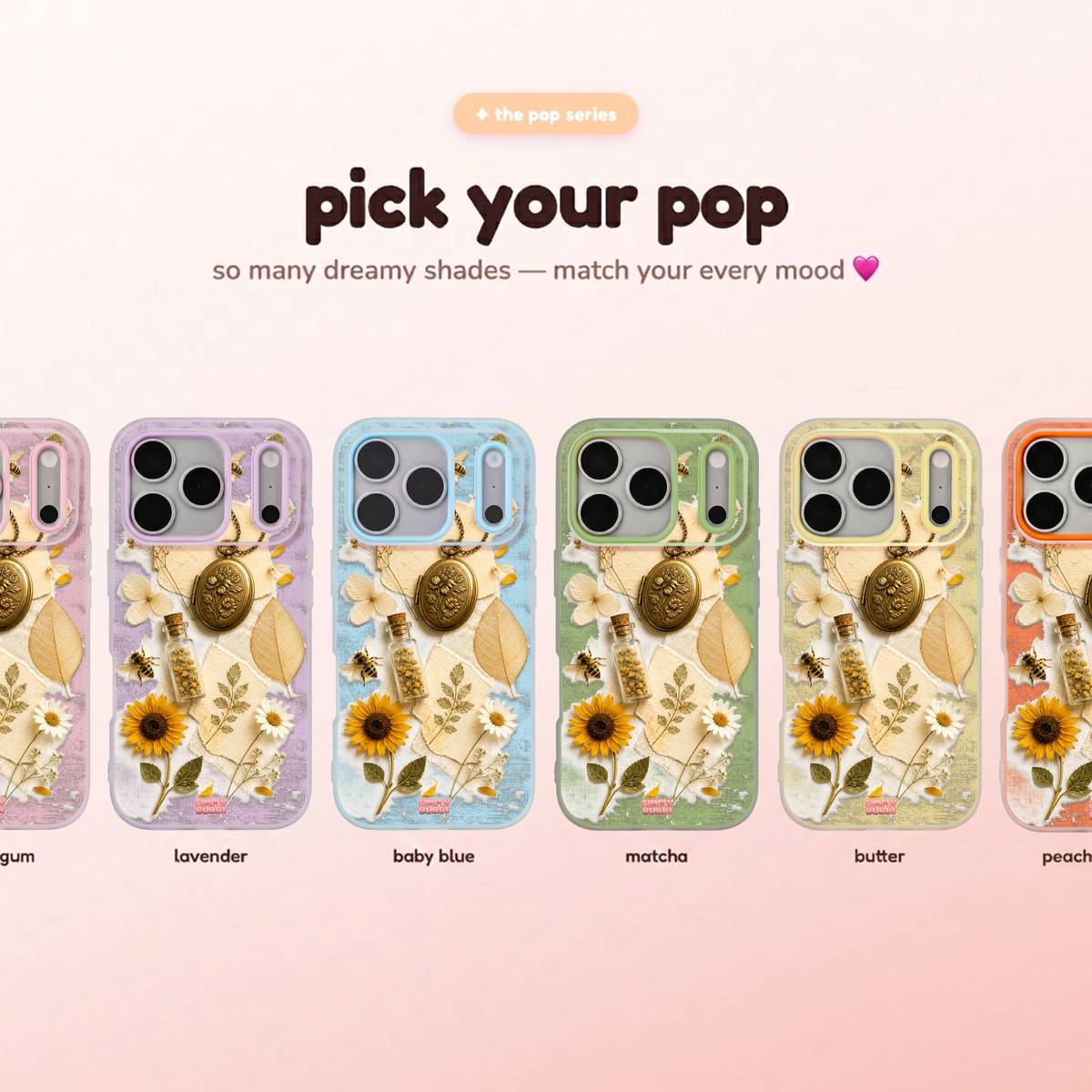 Golden Garden Pop iPhone Case – product view 1