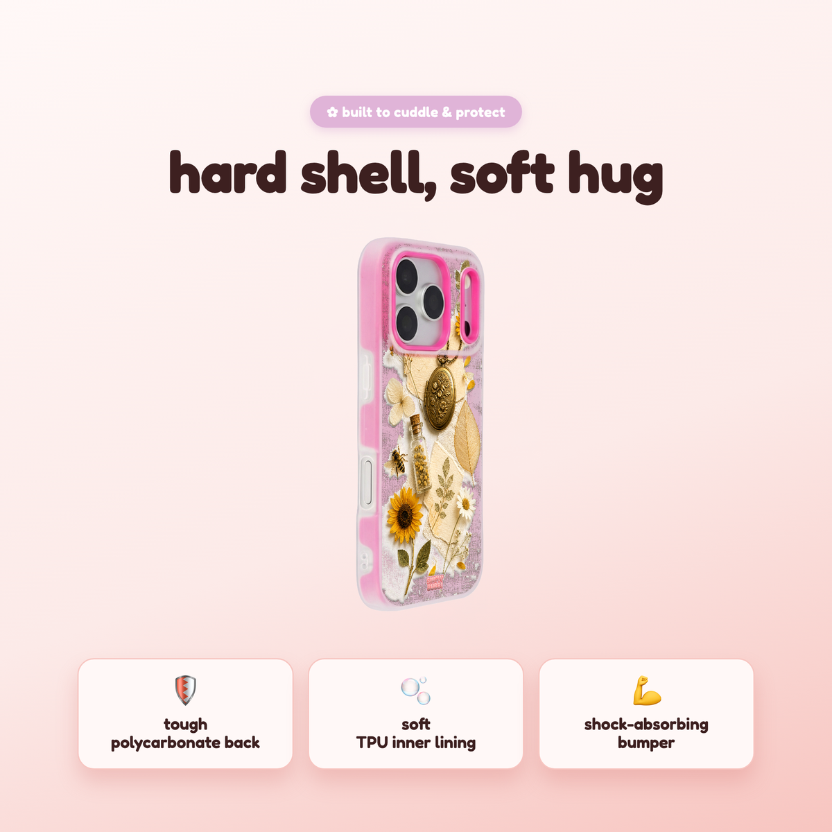 Golden Garden Pop iPhone Case