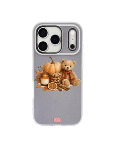Autumn Teddy Pop iPhone Case – Gray