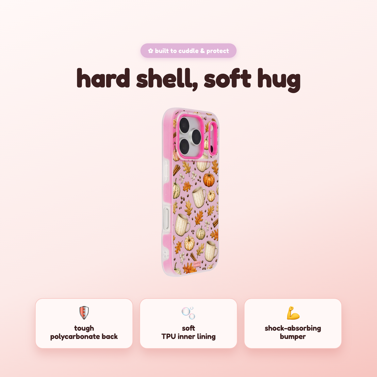 Pumpkin Latte Pop iPhone Case – product view 2