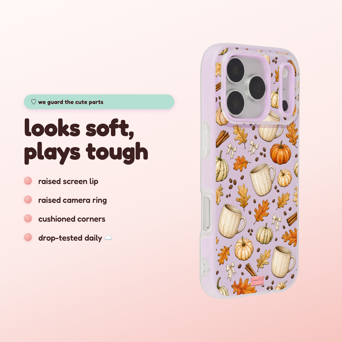 Pumpkin Latte Pop iPhone Case – product view 3