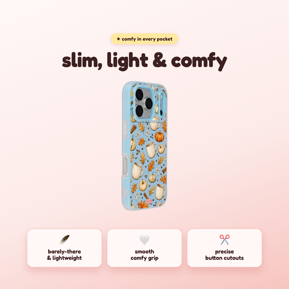 Pumpkin Latte Pop iPhone Case – product view 4