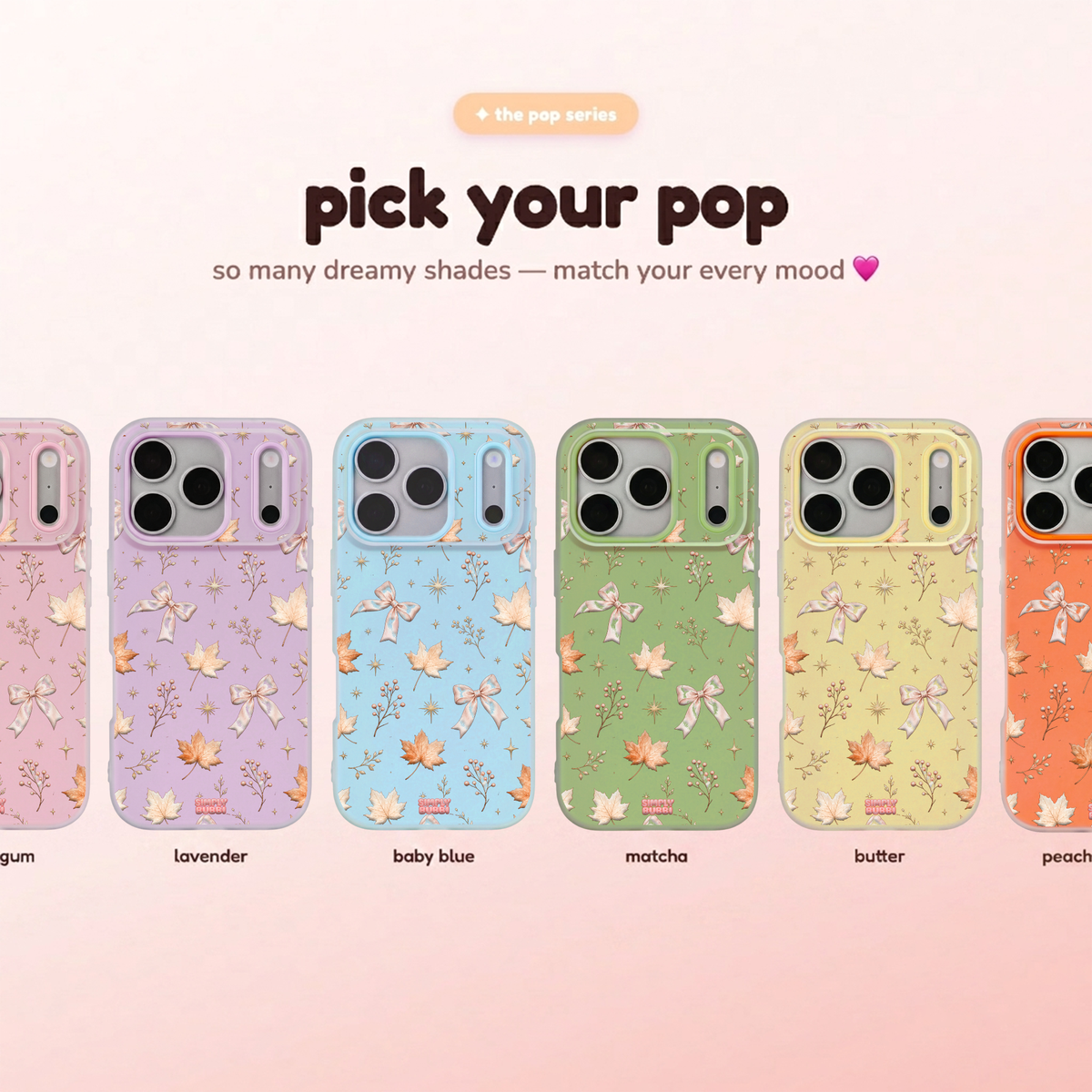 Autumn Stars Pop iPhone Case – product view 1