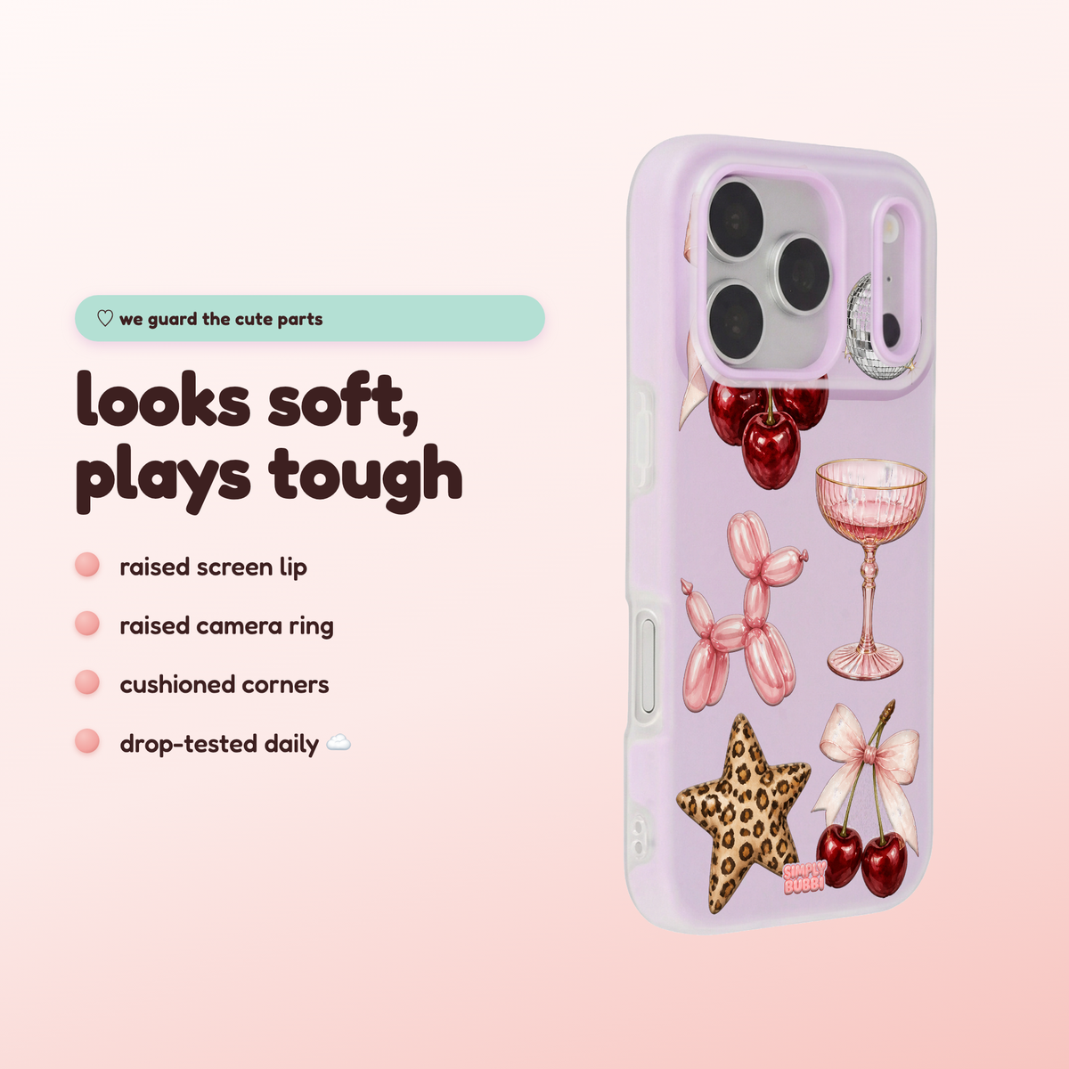 Disco Cherry Pop iPhone Case – product view 3