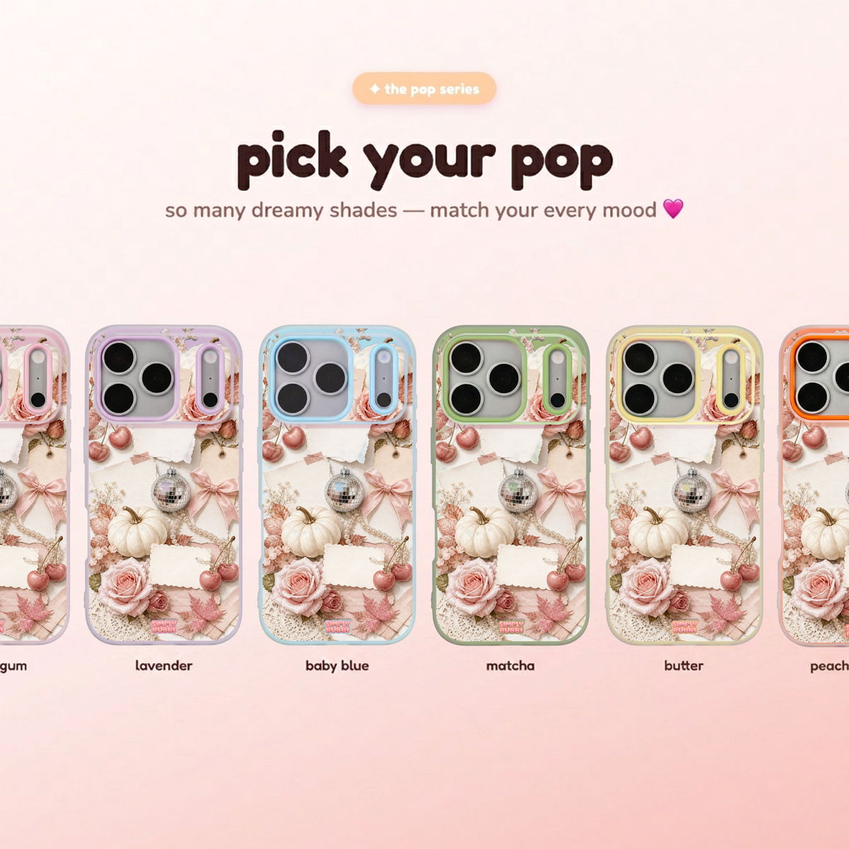 Harvest Blush Pop iPhone Case – product view 1