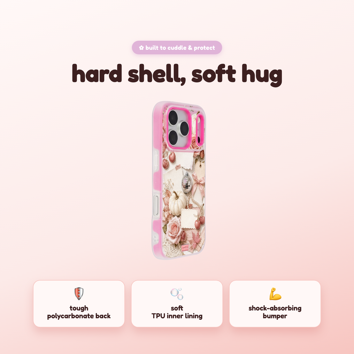 Harvest Blush Pop iPhone Case – product view 2