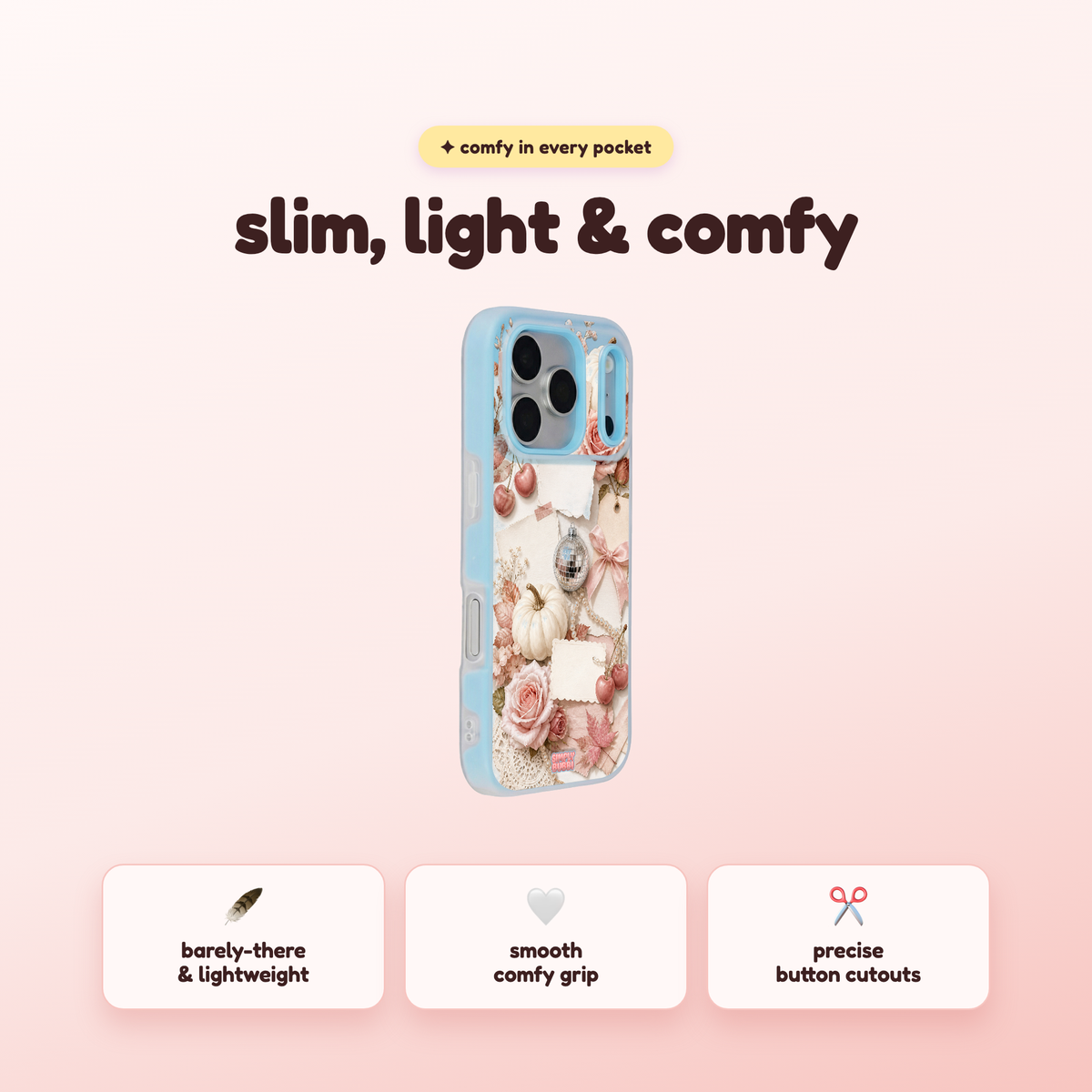 Harvest Blush Pop iPhone Case – product view 4
