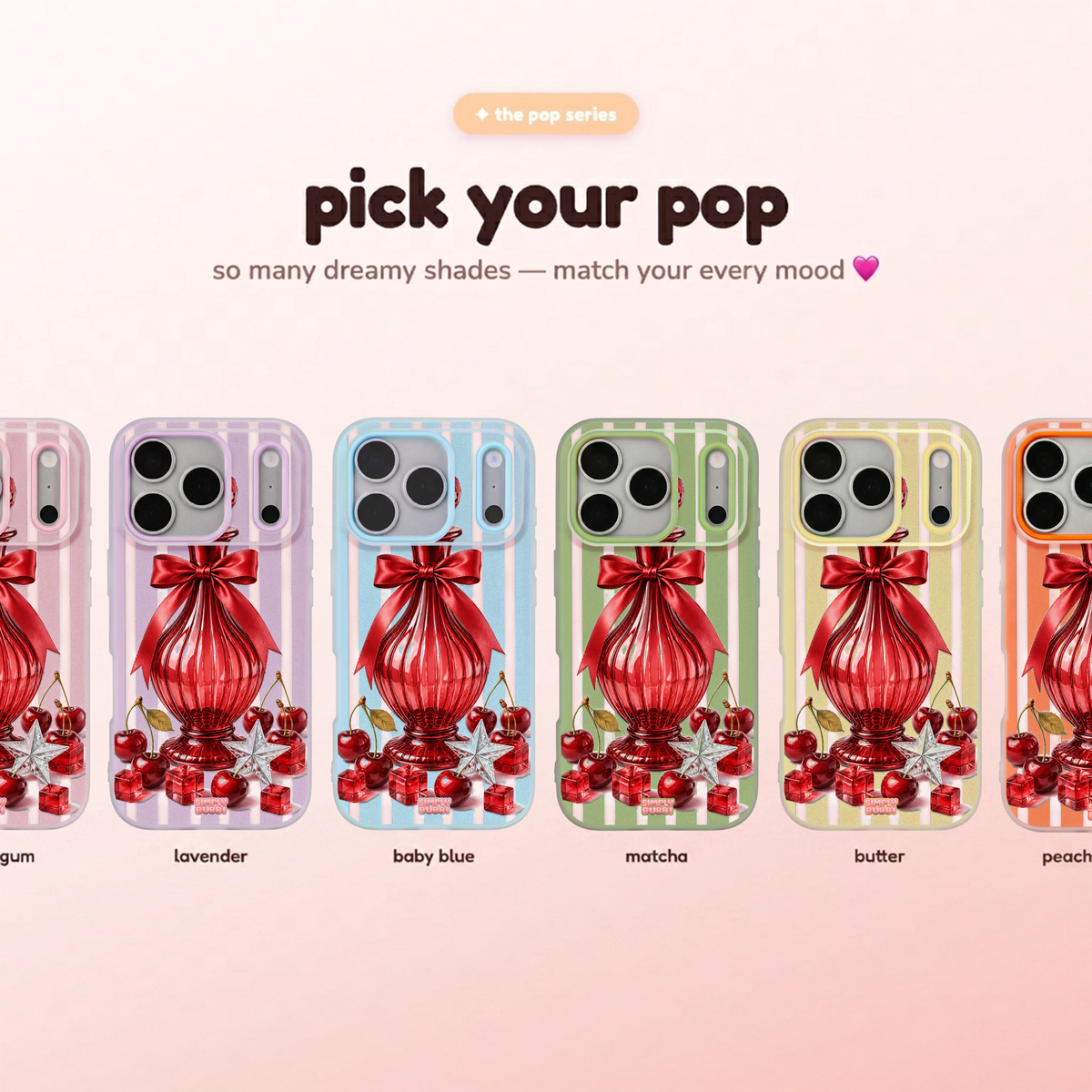Ruby Crystal Pop iPhone Case – product view 1